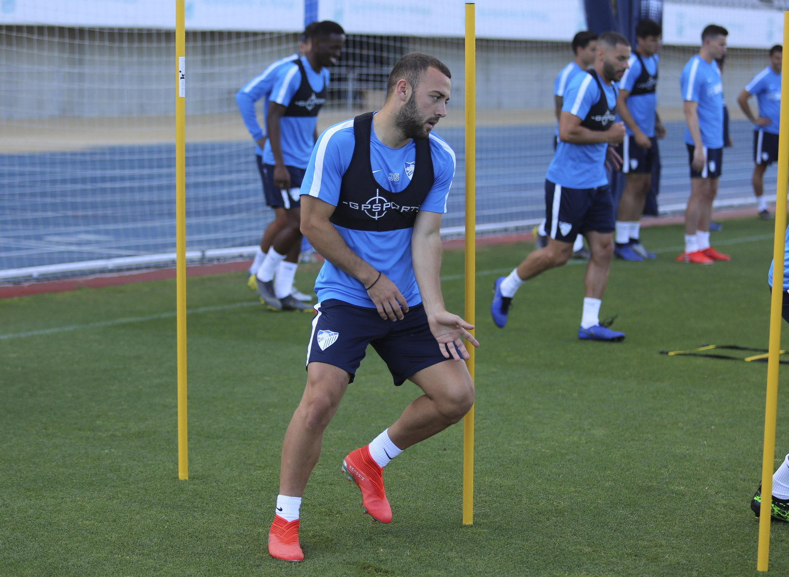 Las imágenes del Málaga CF en la vuelta al trabajo