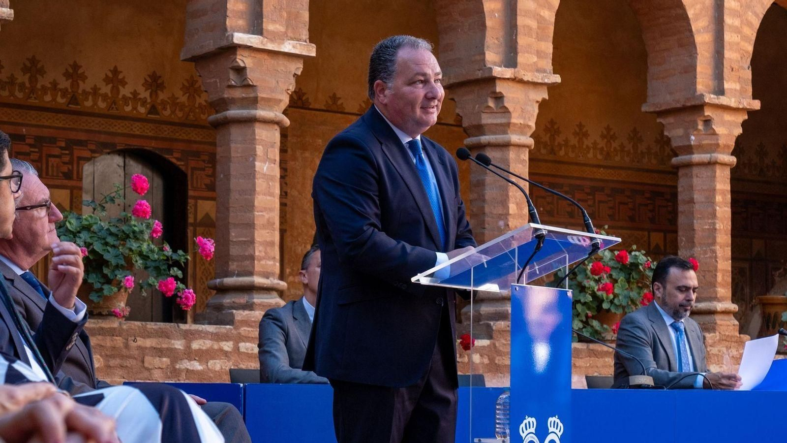 David Toscano en el Monasterio de La Rábida.