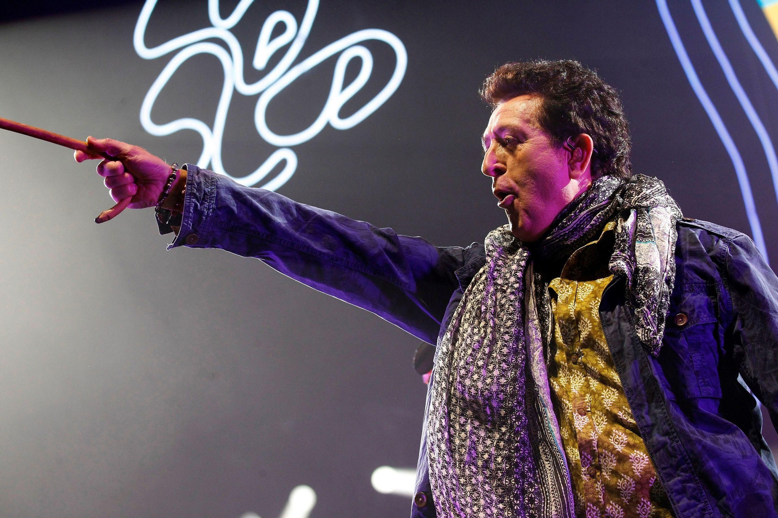 Manolo García, en un concierto de su última gira.