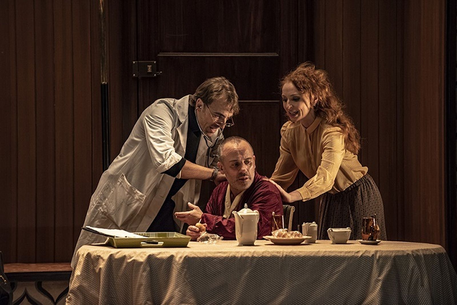 Una escena de la obra '¿Quién es el señor Schmitt?'