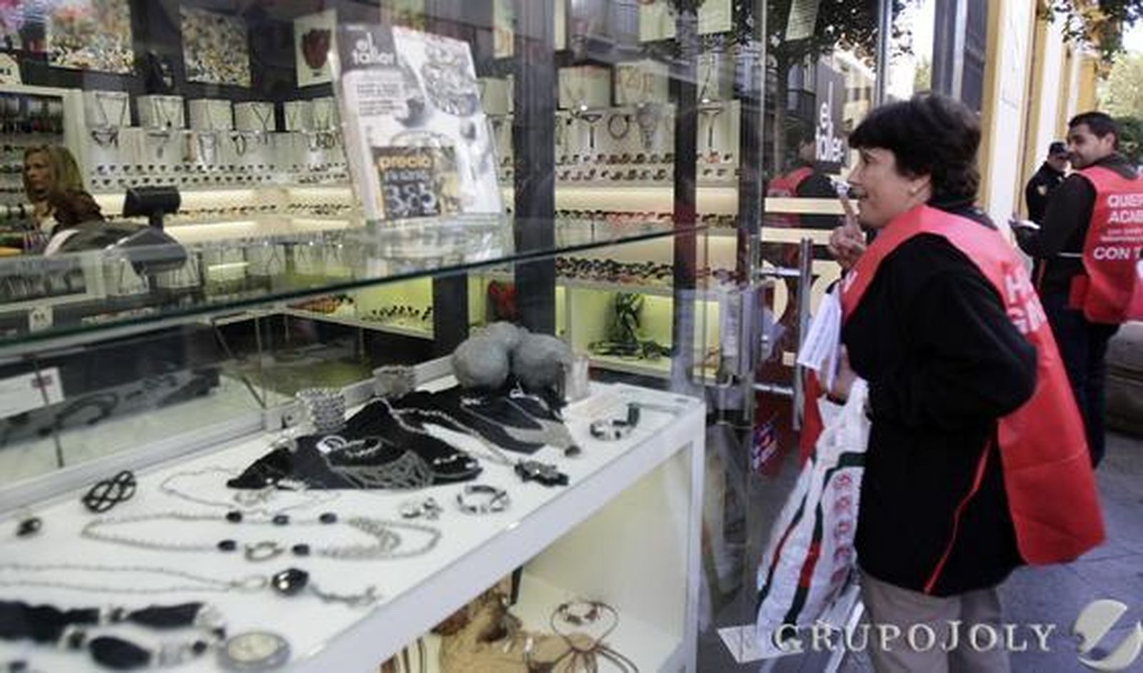 La huelga en el centro. 

Foto: Antonio Pizarro