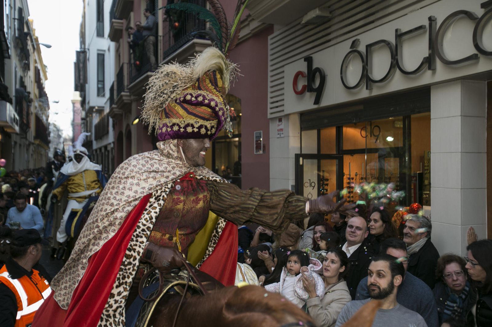 El recorrido del Heraldo Real ha sido modificado con motivo de las obras en el centro de la ciudad.