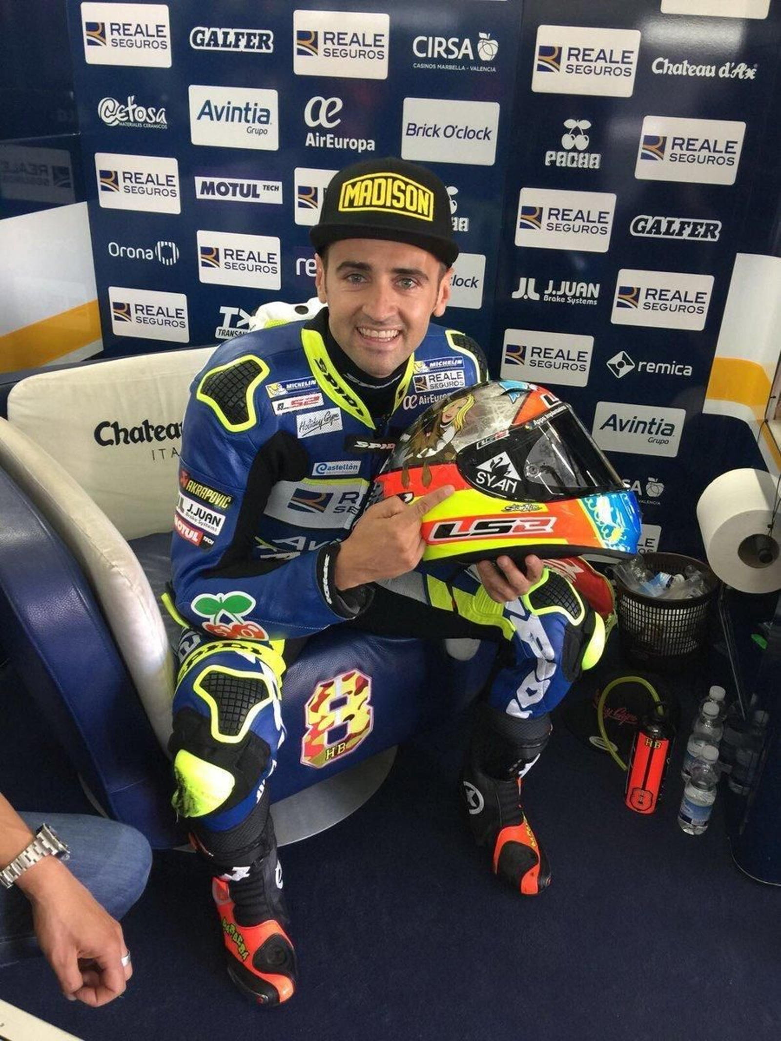 Héctor Barberá, el pasado fin de semana en el Gran Premio de Cheste.