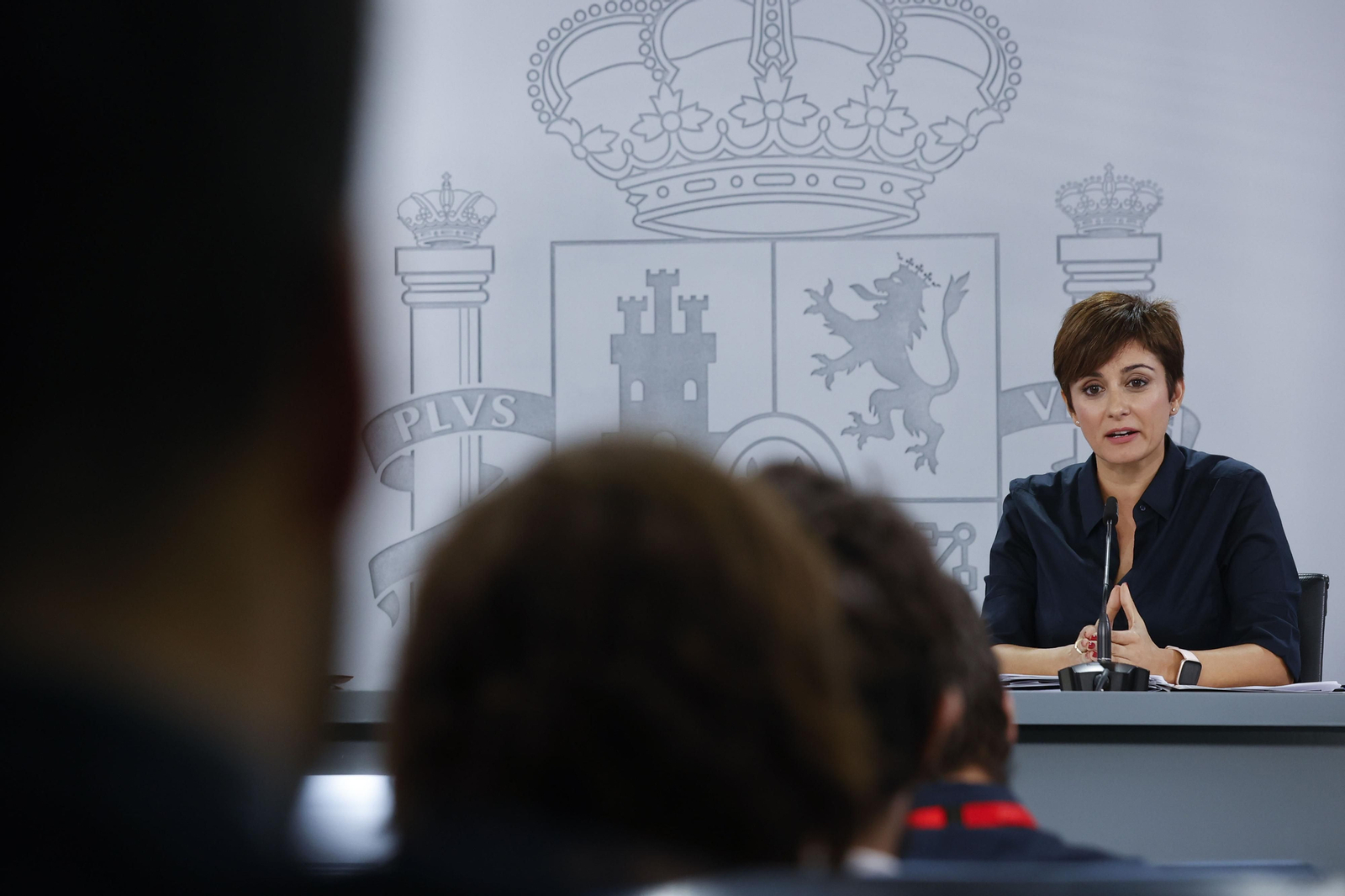Isabel Rodríguez, durante una comparecencia tras el Consejo de Ministros.