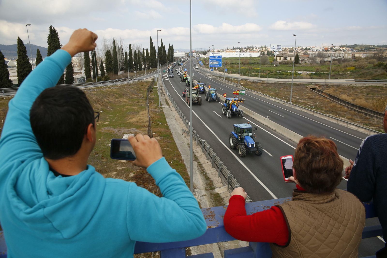 Curiosidades: las mejores fotos de la manifestación del campo en Granada