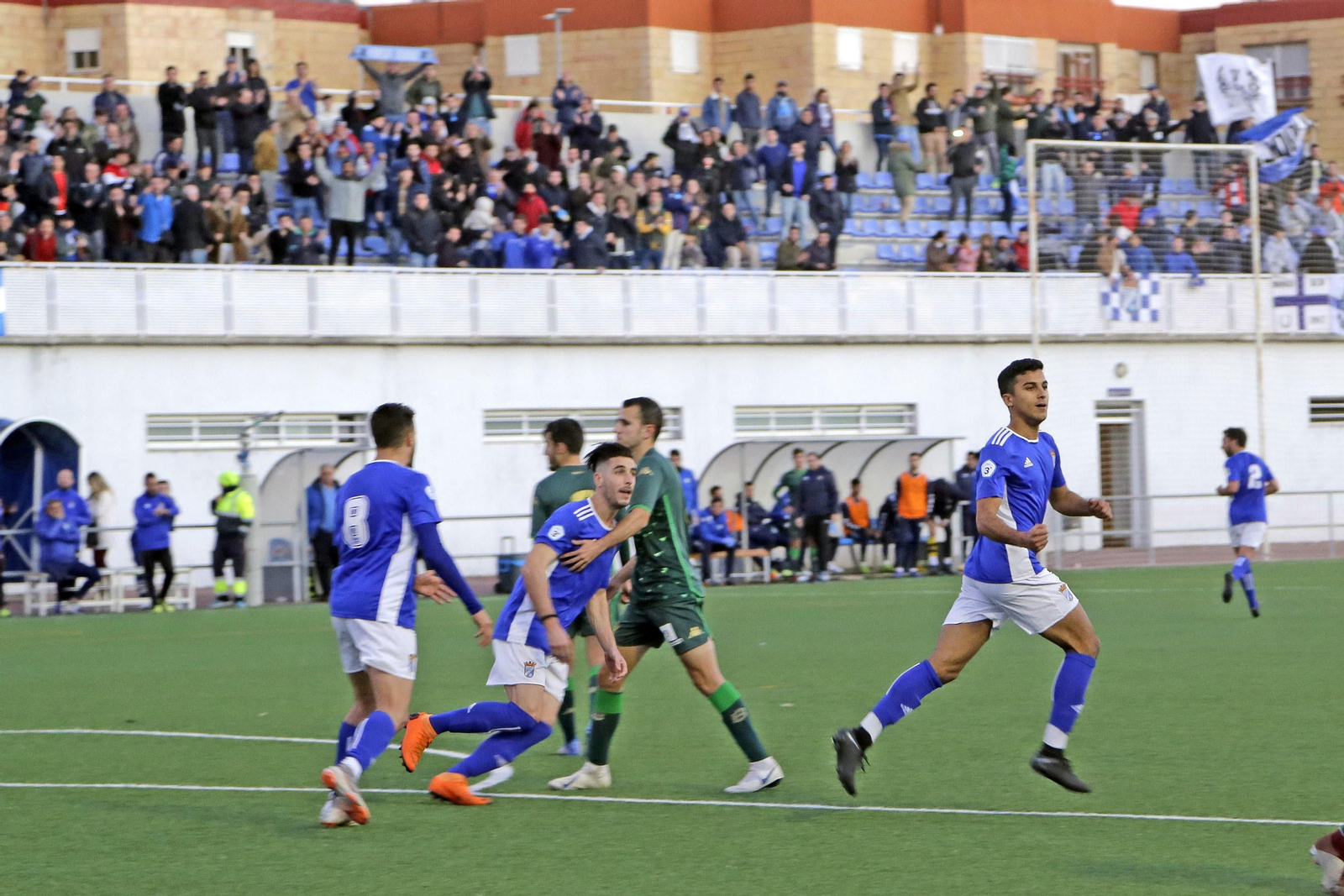 Partido entre Xerez CD y Betis Deportivo en Complejo Deportivo La Granja