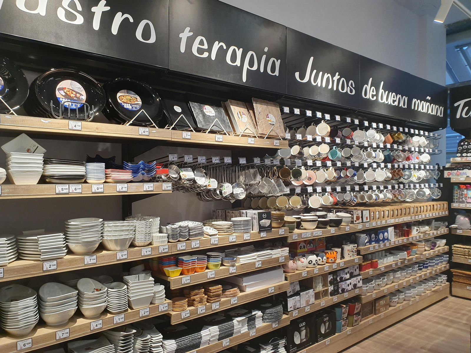 Imagen del interior de la tienda.