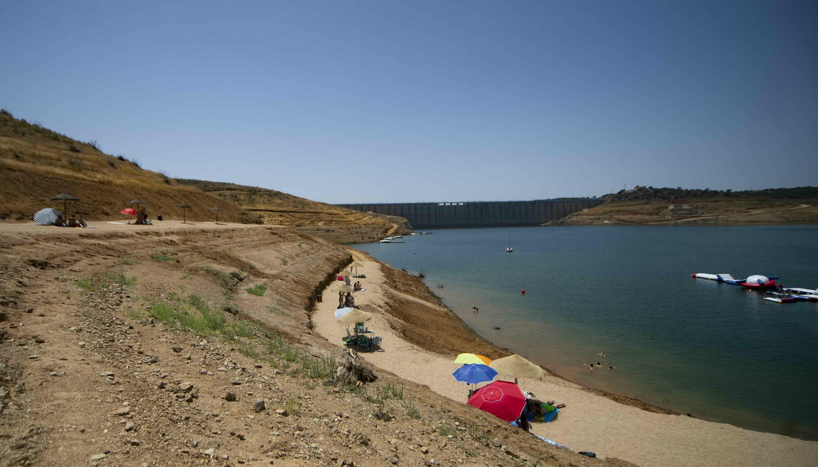 Playa de La Breña, en Almodóvar del Río.