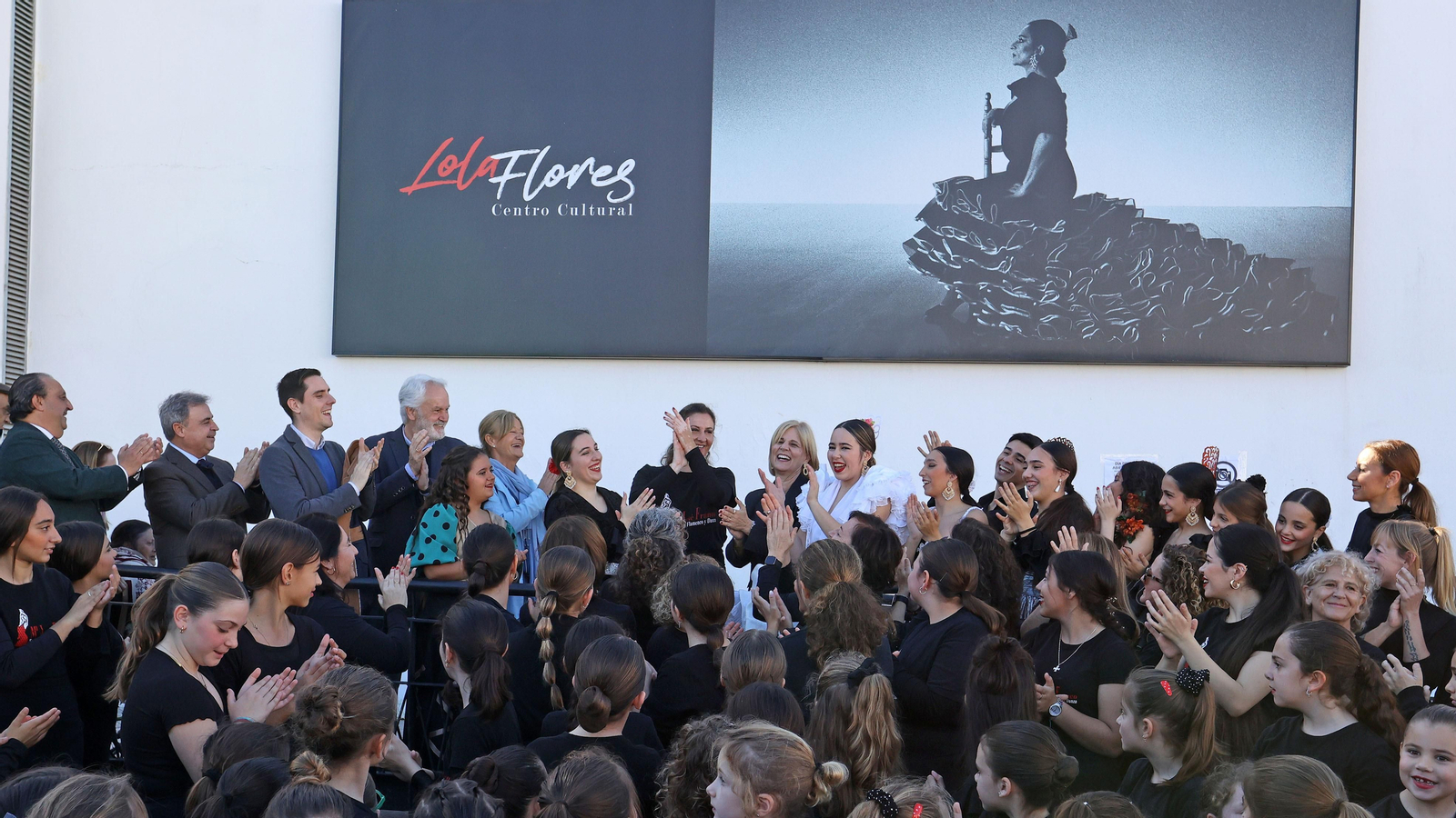 Celebración del 101 cumpleaños de Lola Flores en Jerez.