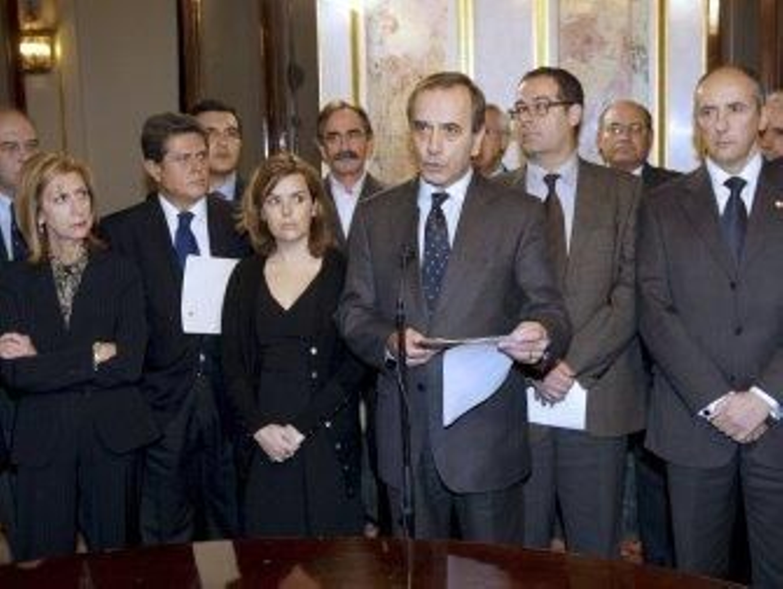 Los partidos reafirman su respaldo a los empresarios vascos frente a ETA Los partidos reafirman su respaldo a los empresarios vascos frente a ETA