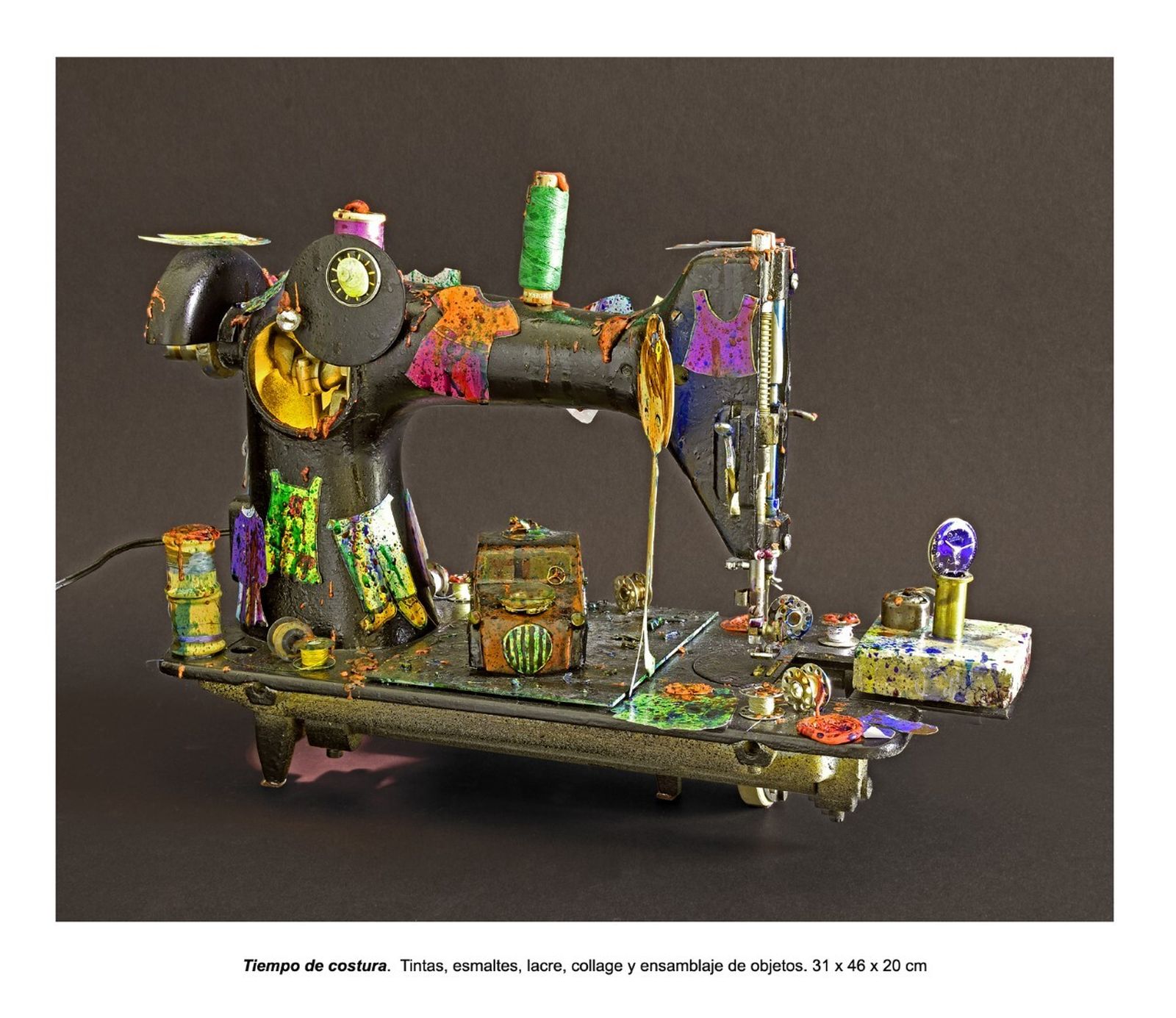 Una de las piezas de la exposición de Doncel en la sala Julián Cuadra.