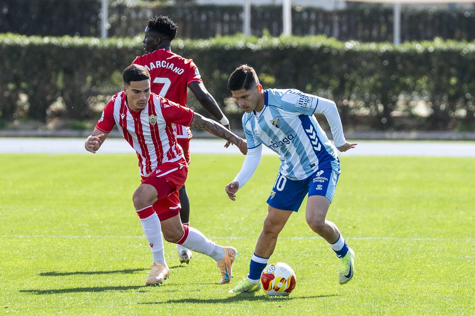 Las imágenes del Almería B y Atlético Malagueño en el Anexo de los Juegos Mediterráneos