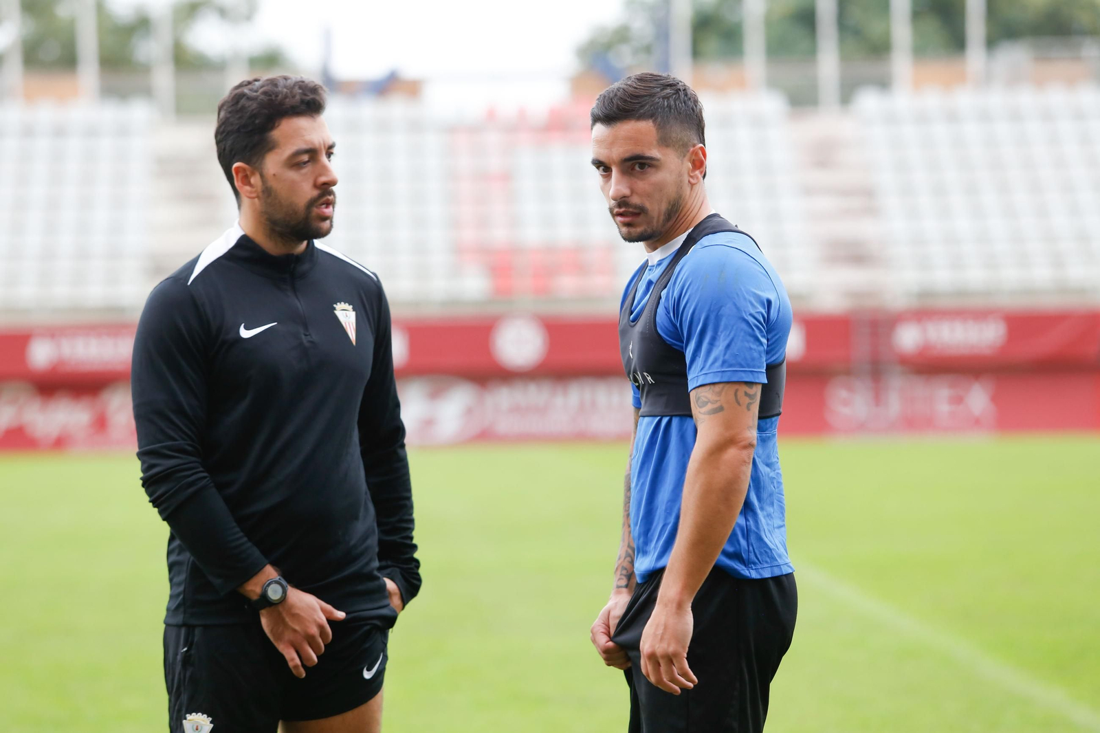 El entrenamiento del Algeciras CF antes de la visita al Recreativo de Huelva