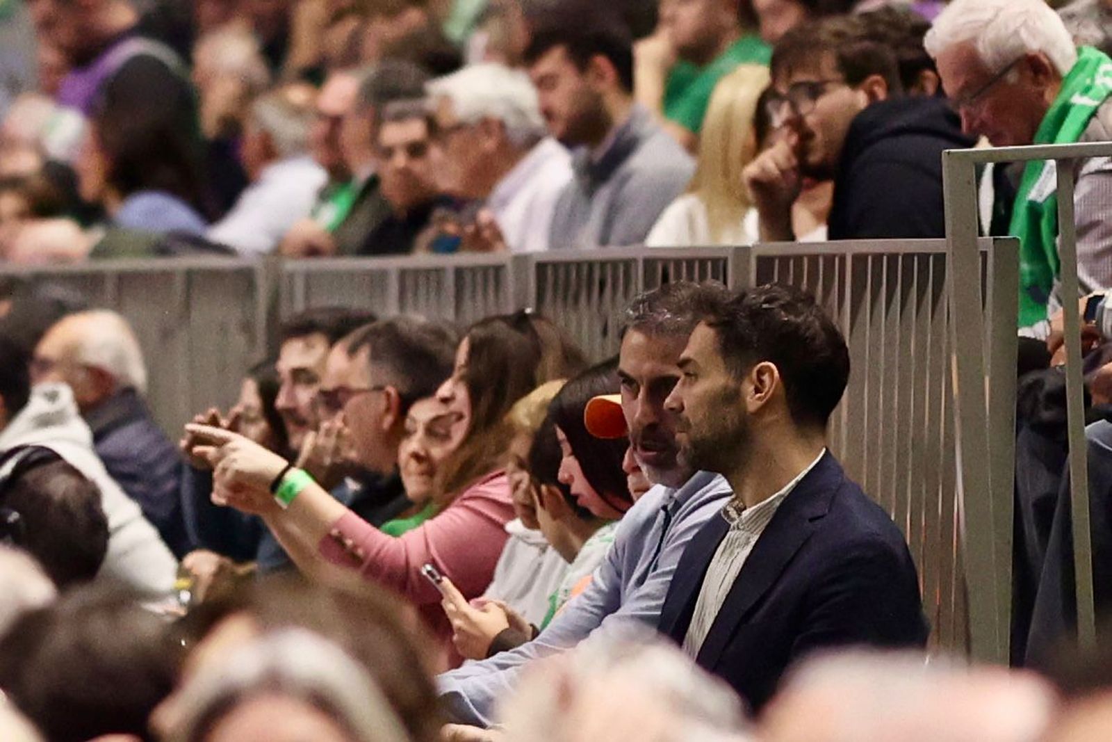 José Manuel Calderón, testigo de excepción en el Unicaja-UCAM Murcia