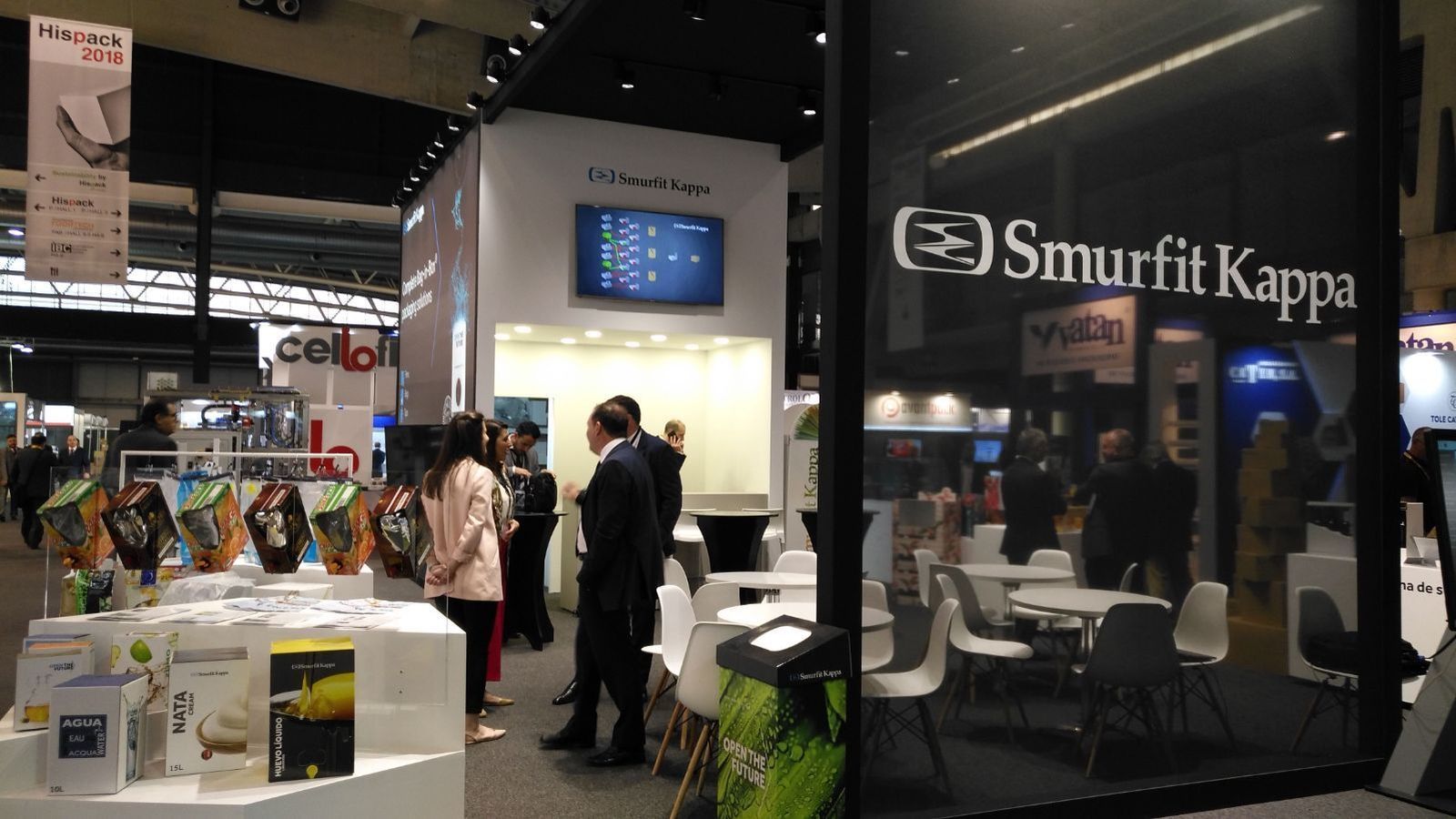 Estand de Smurfit Kappa en la 17ª edición de Hispack.