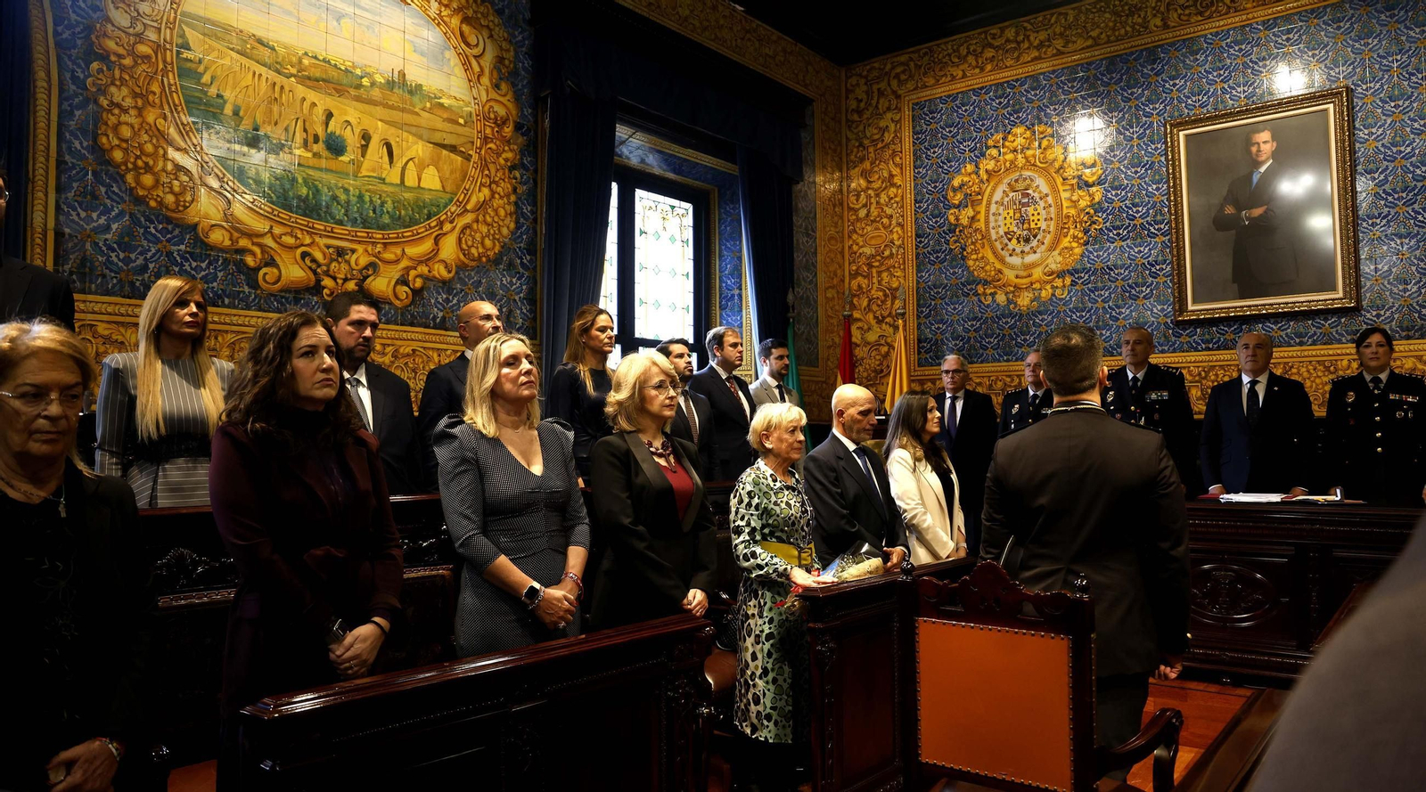 Las fotos del homenaje en Algeciras al inspector jefe de la Policía Nacional Francisco González Suárez
