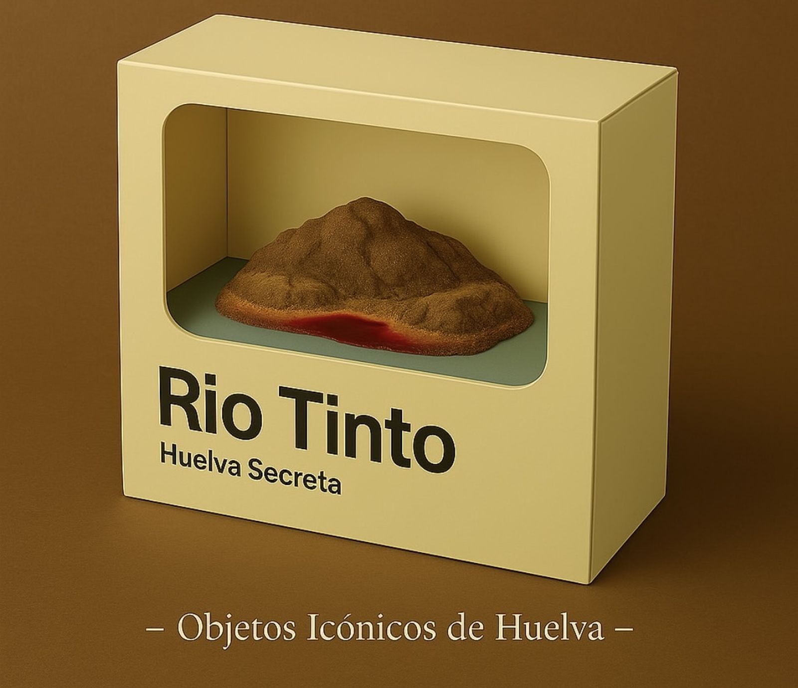 Así se vería Huelva si fuese un coleccionable