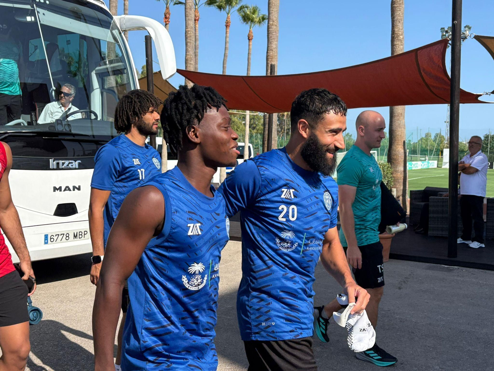 Cesc Fábregas y Fekir, entre los VIPS de Marbella antes del Málaga CF-Al-Wrakh
