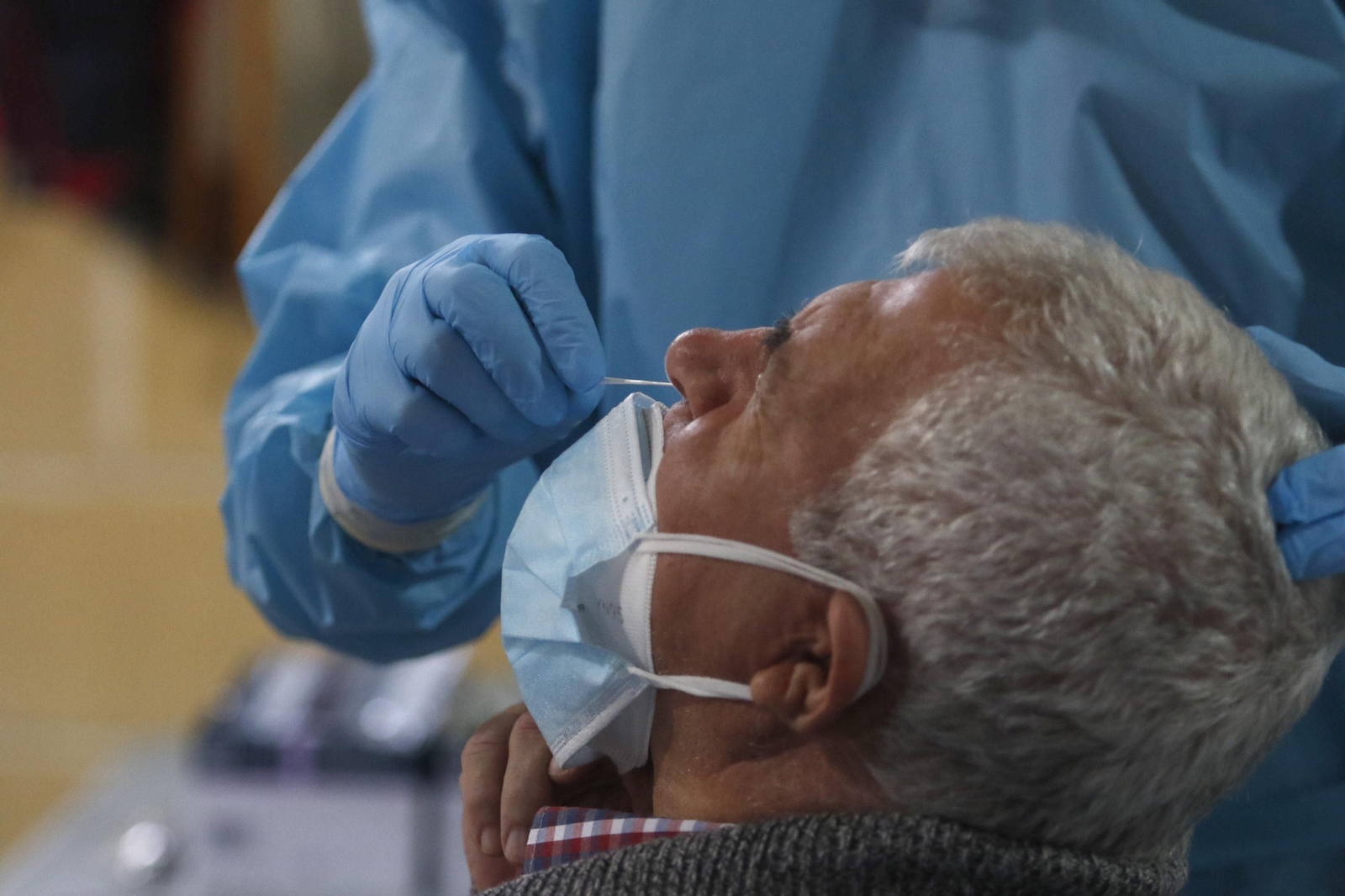 Las fotos del cribado en Vista Alegre