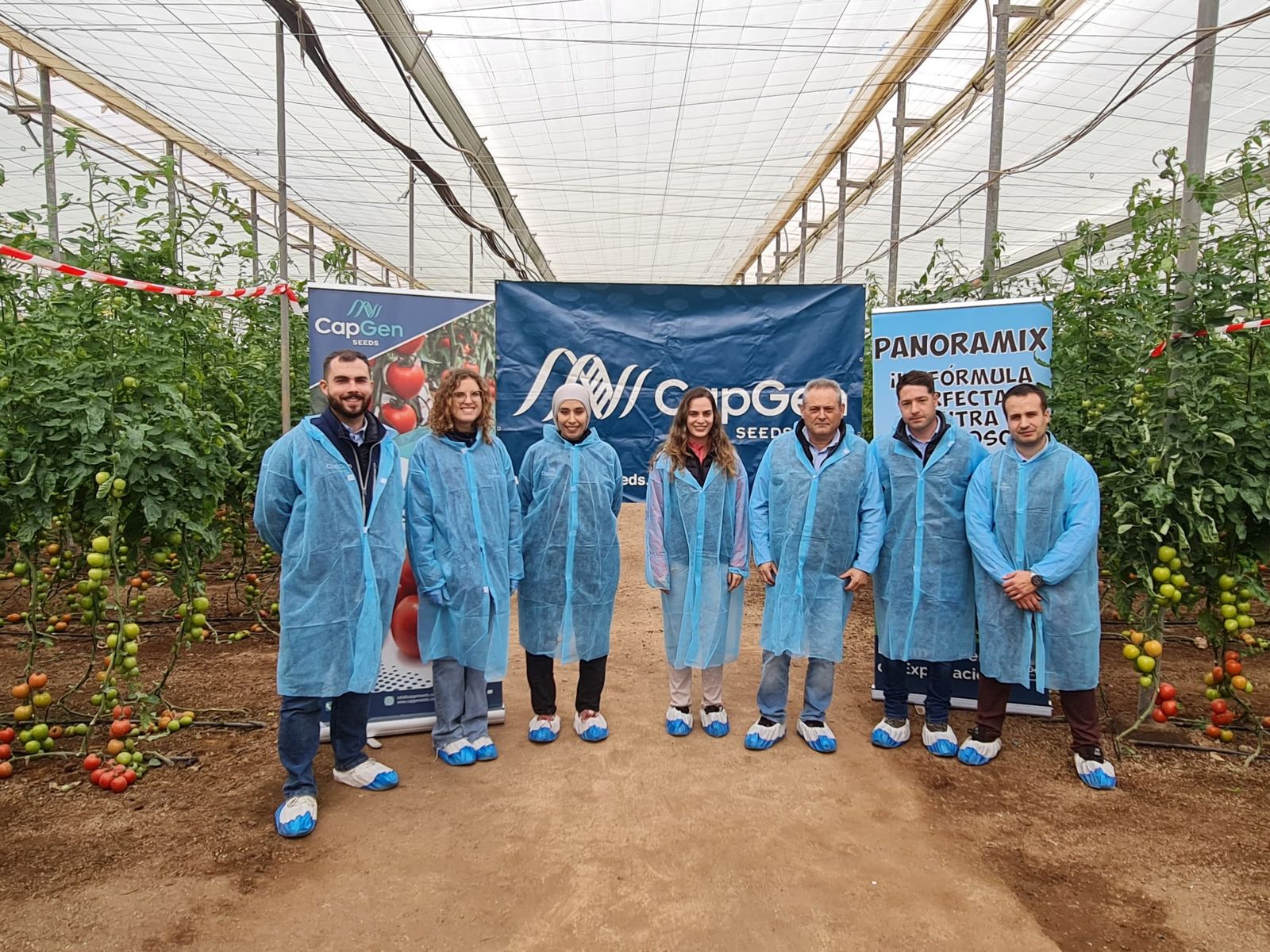 Equipo de CapGen que mostró Panoramix el pasado martes.