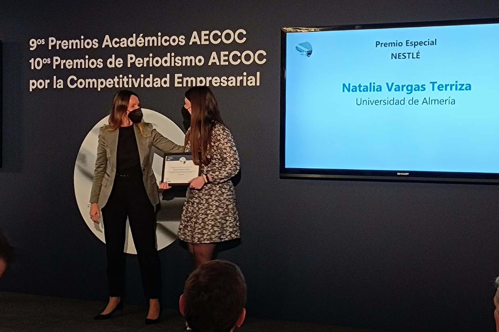 Natalia Vargas ha recibido el Premio Especial Nestlé