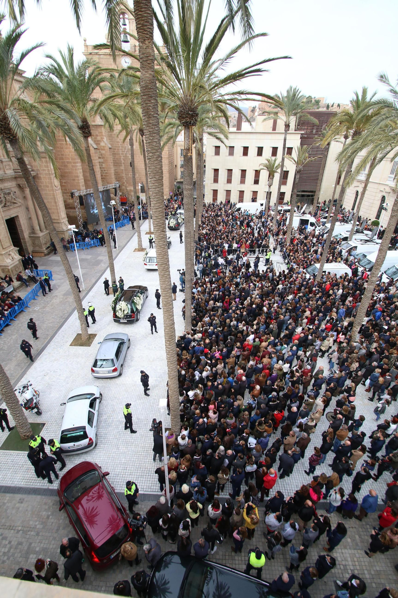 Las imágenes del funeral de Gabriel