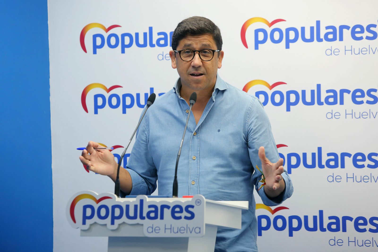 El secretario general del PP de Huelva, Alberto Fernández.