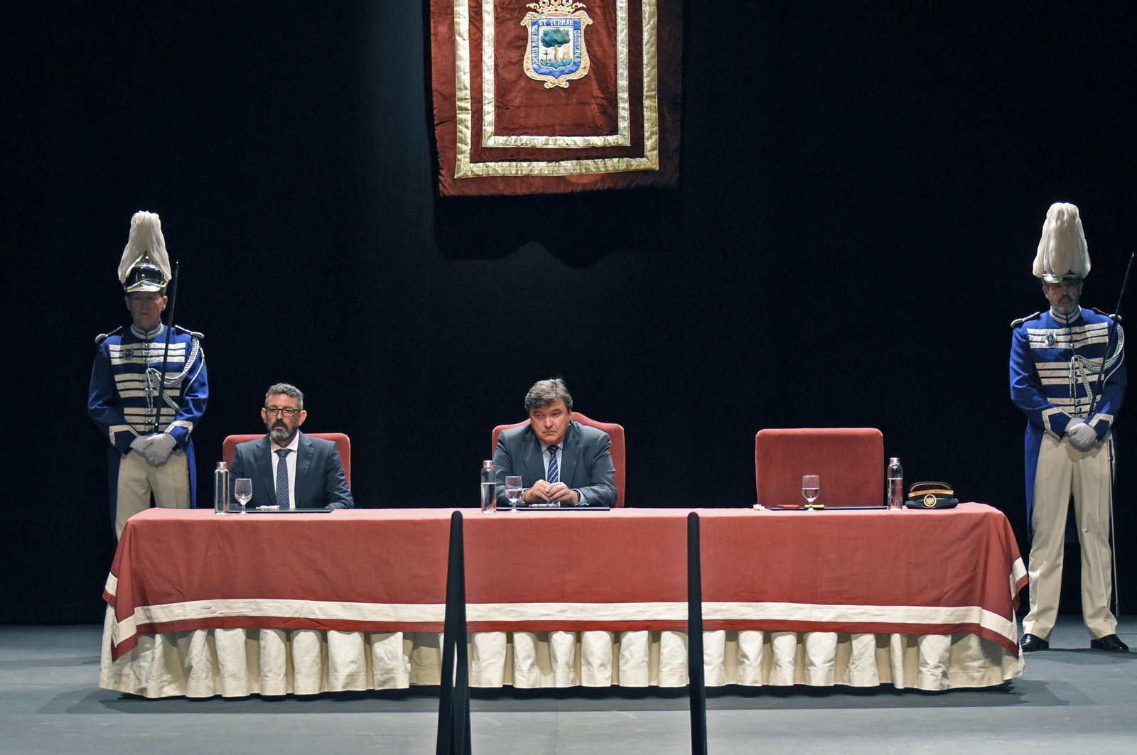 Imágenes del acto del Día de la Policía Local de Huelva