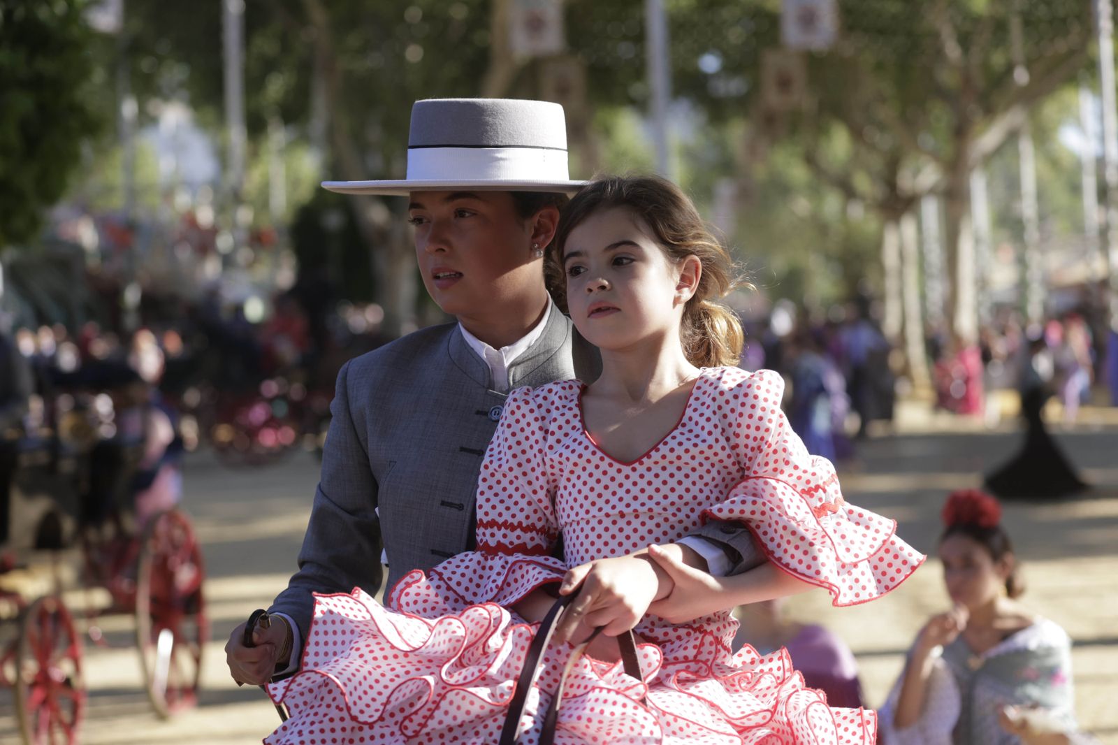 Imágenes de ambiente en la Feria de Sevilla