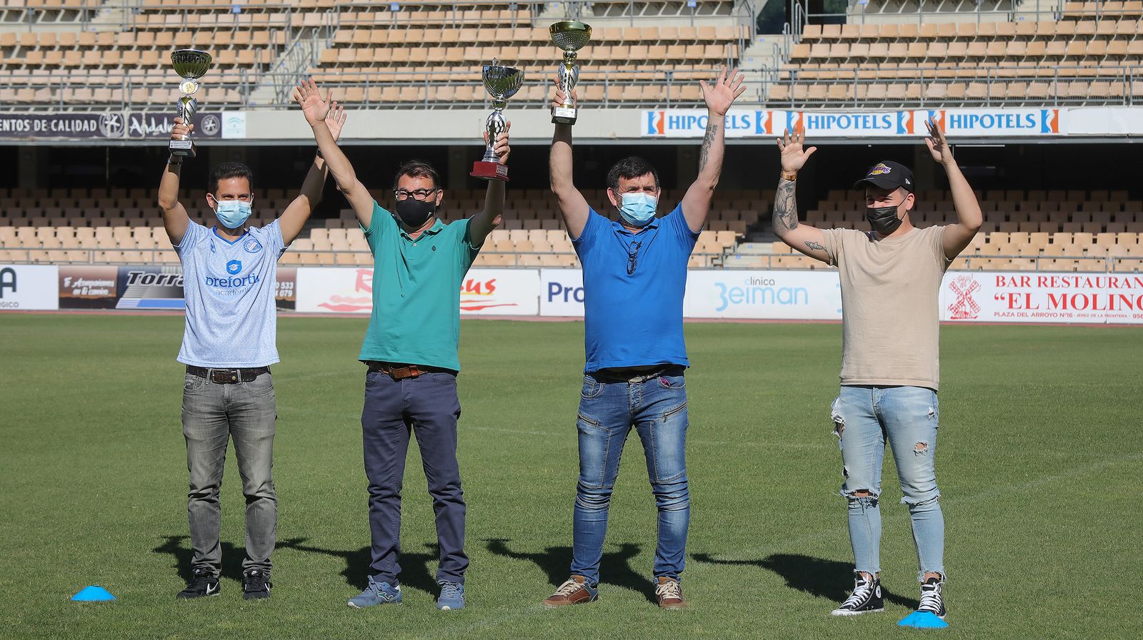 Fiesta del ascenso del Xerez DFC en Chapín