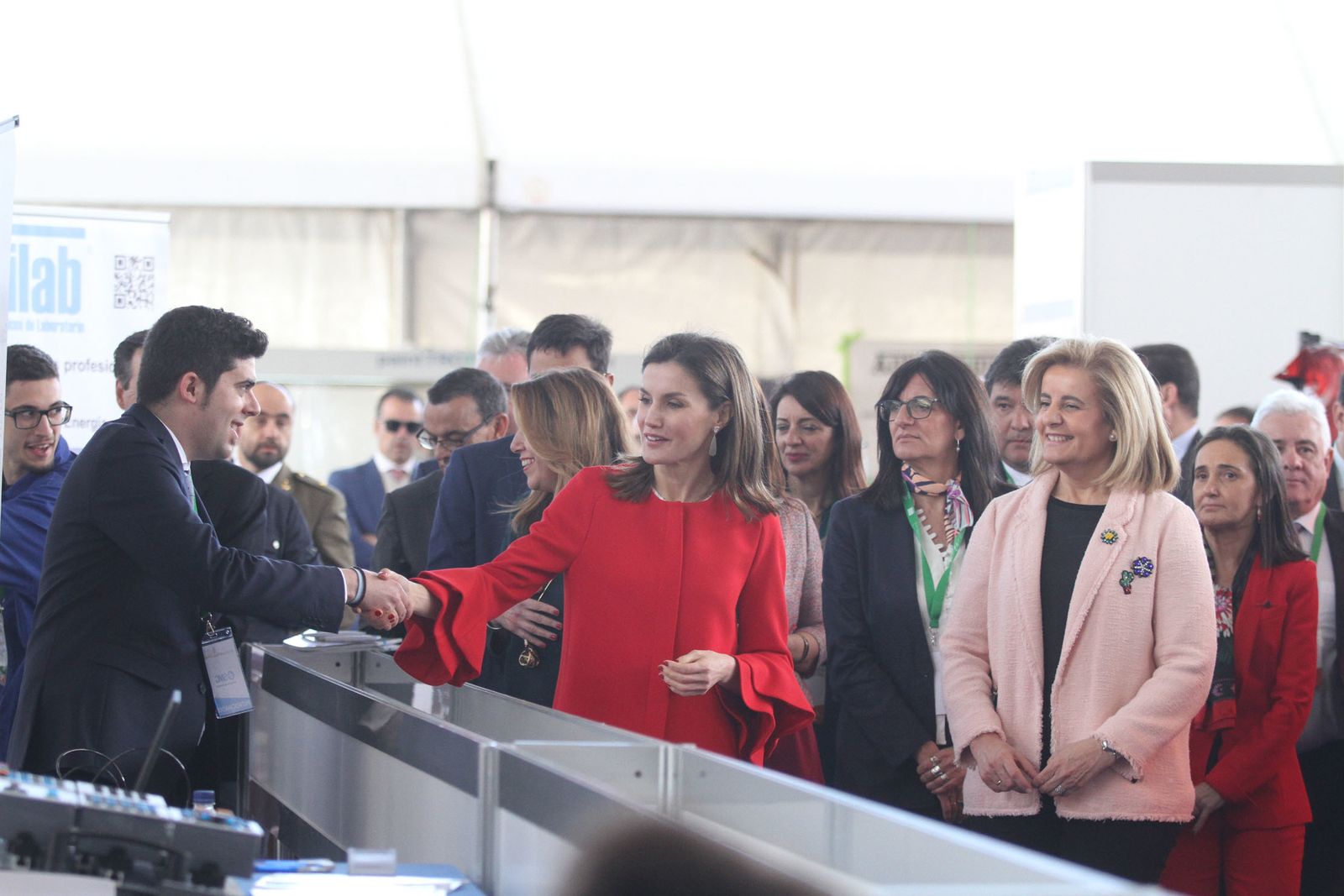 Imágenes de la visita de la reina Letizia a Huelva