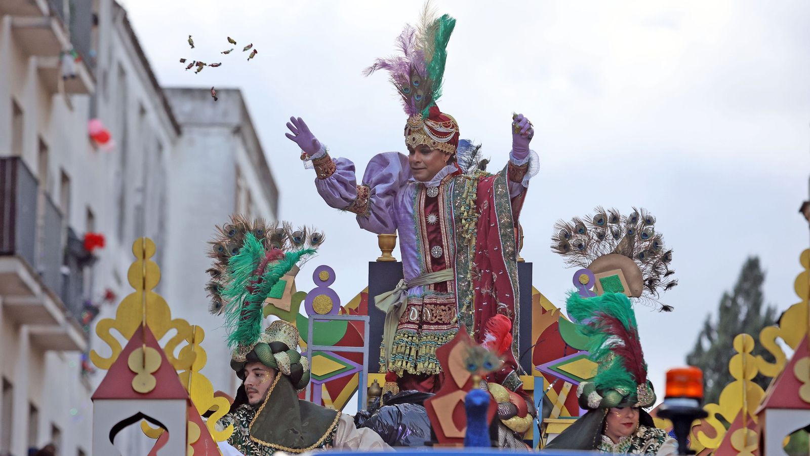 Imágenes de la cabalgata del Cartero Real de Jerez