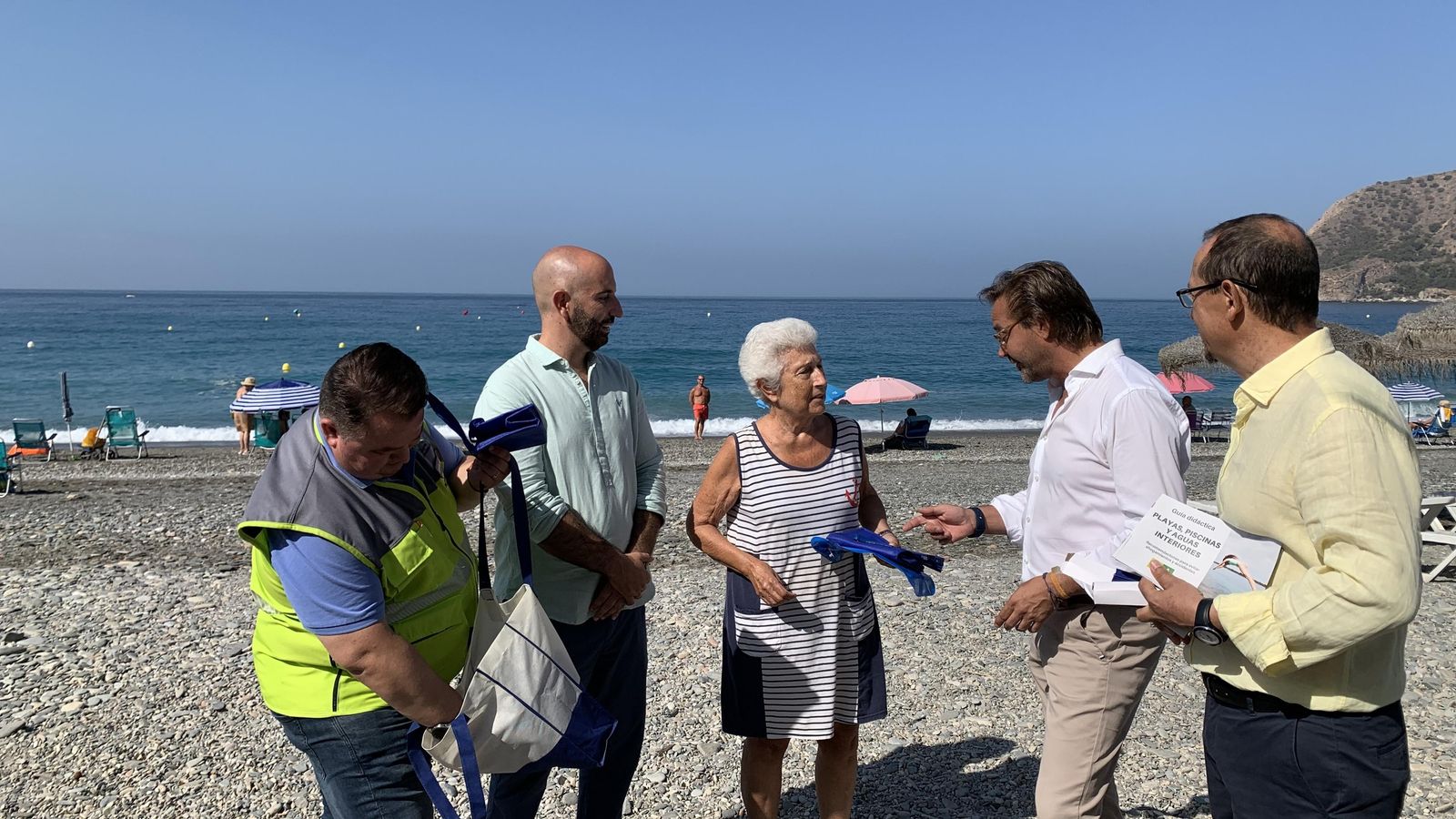 Durante la presentación de la campaña en La Herradura