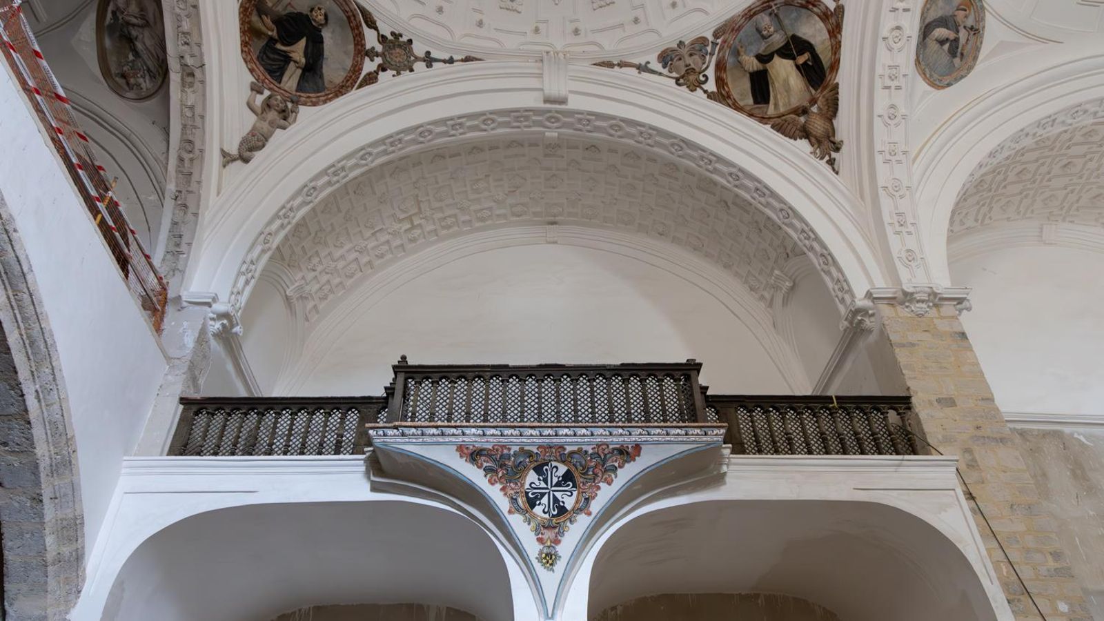 Techo de la iglesia de Santo Domingo.