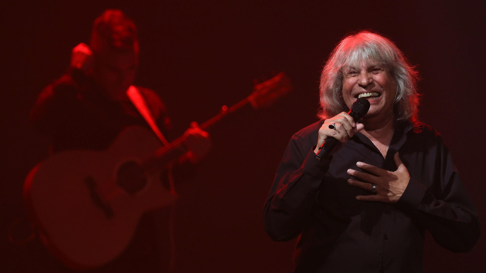José Mercé durante un concierto.