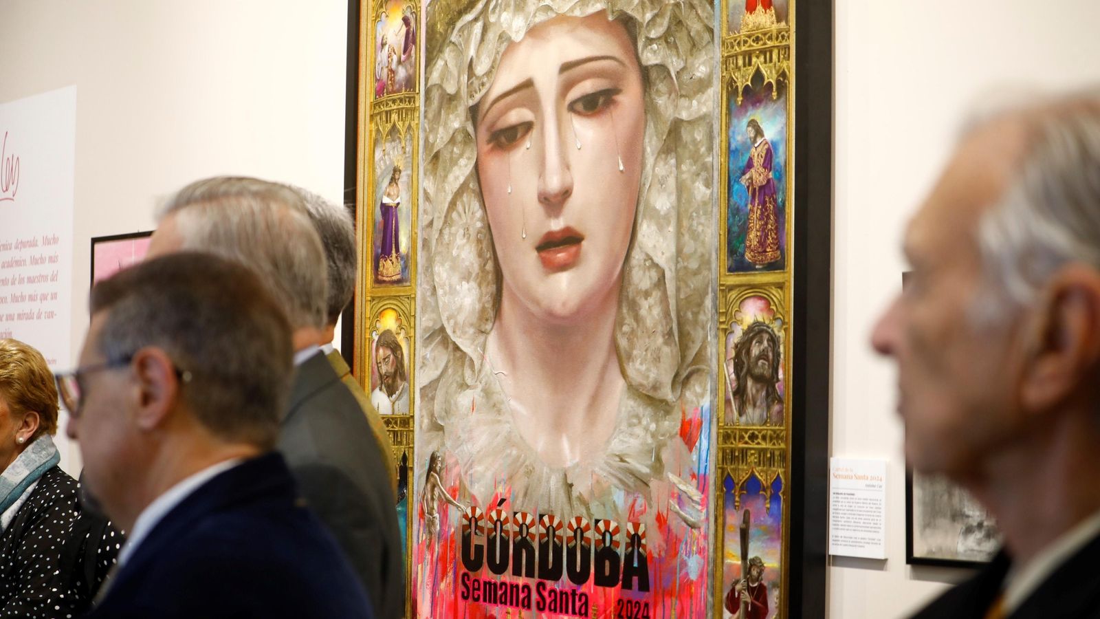 Uno de los carteles expuestos. Uno de los carteles expuestos.
