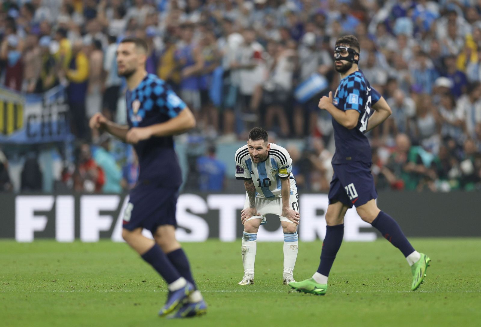 Las fotos de Messi contra Croacia