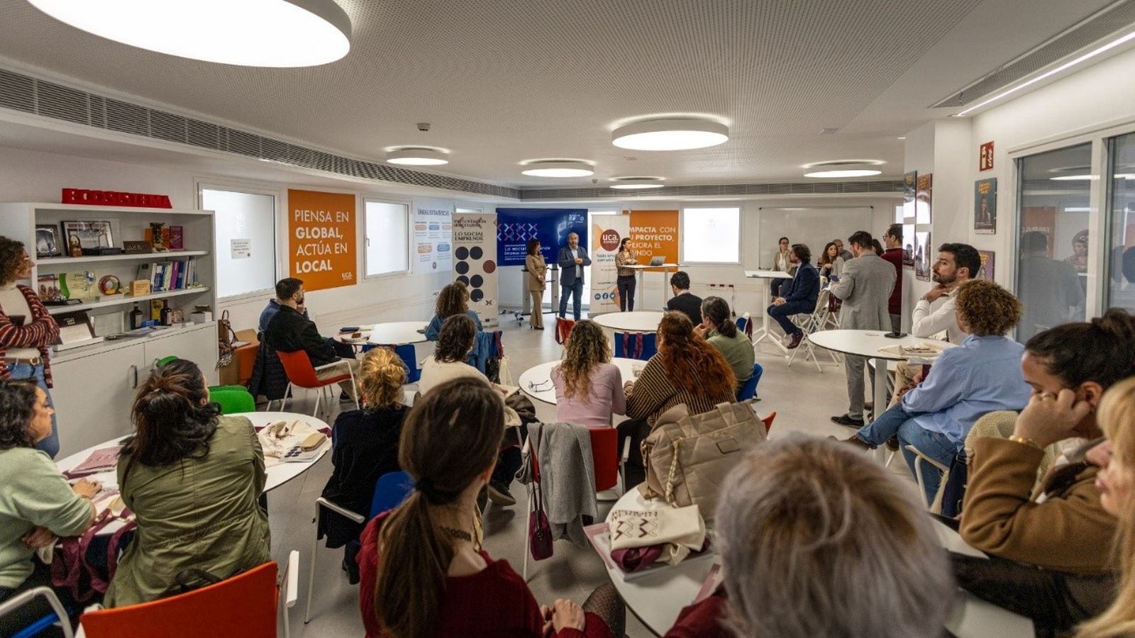 Imagen de un encuentro organizado por Fundación Nexo.