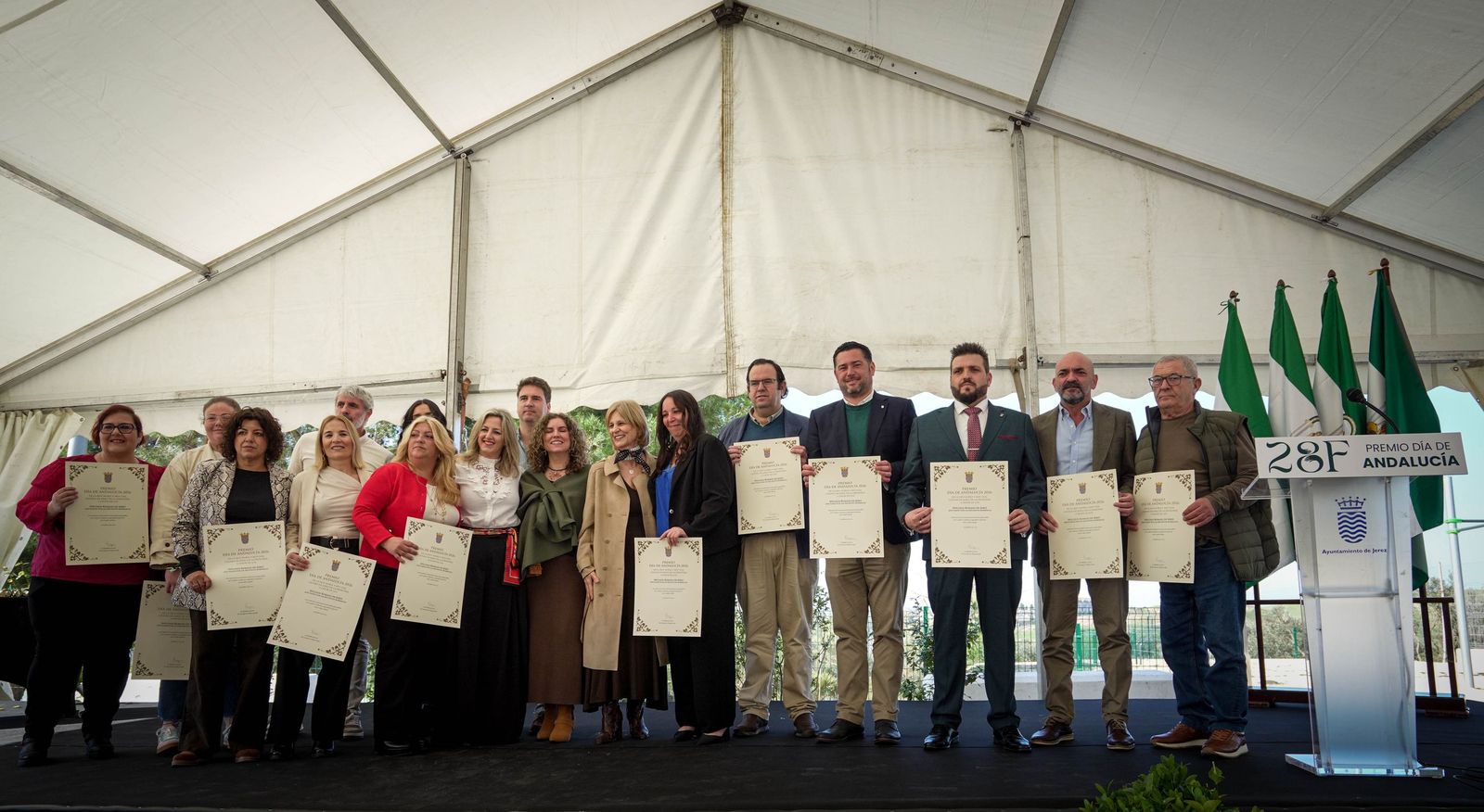 Imágenes de la entrega de Premios de Andalucía a los Núcleos Rurales de Jerez