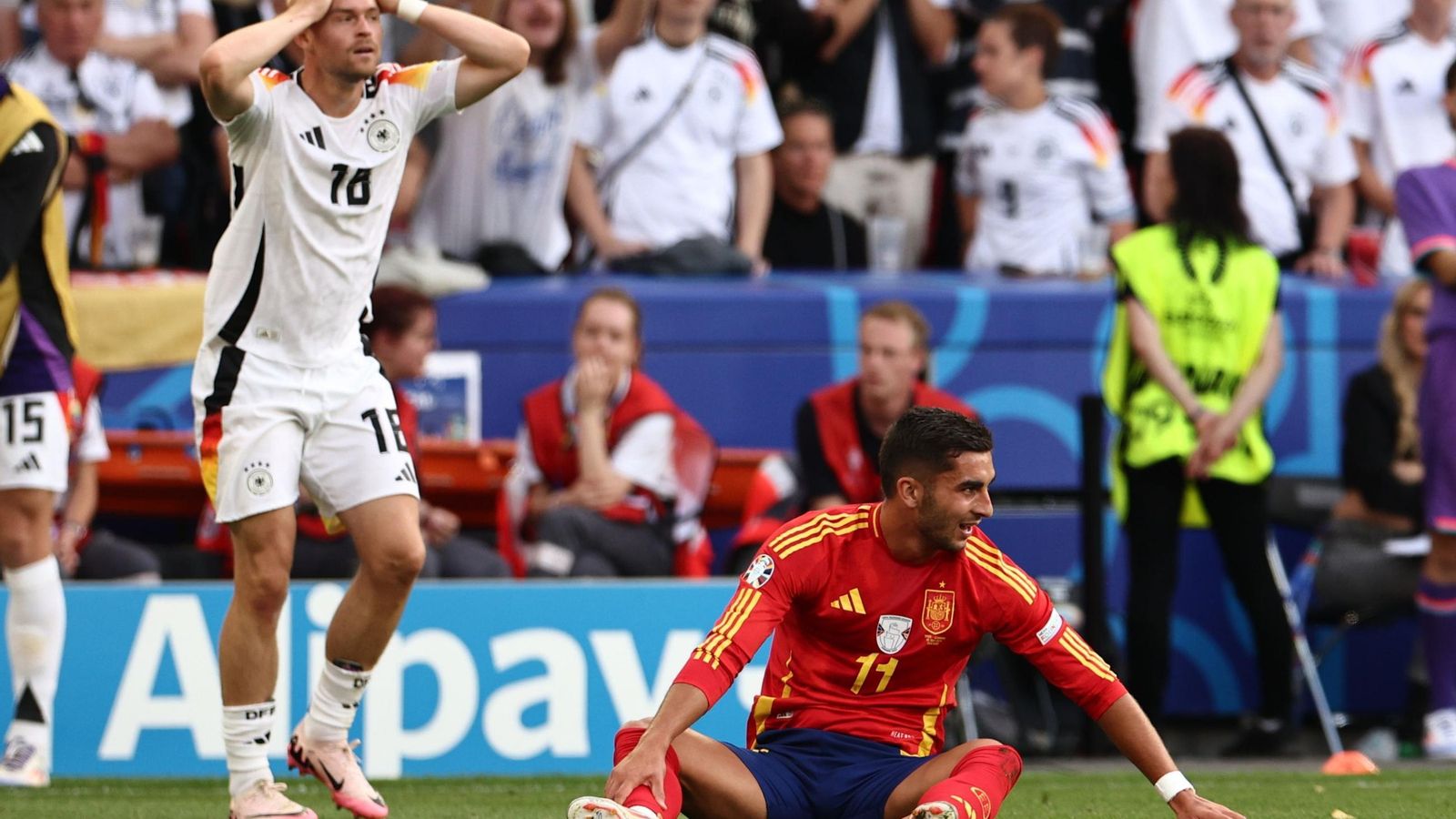 Las mejores fotos del España - Alemania