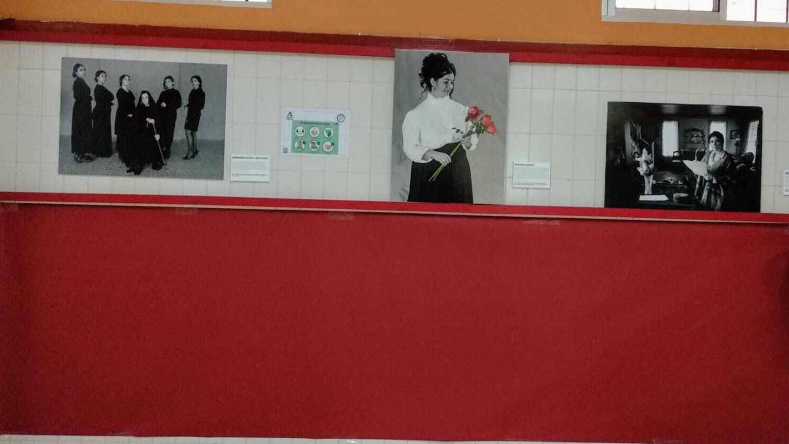 Una imagen de la exposición del IES Andrés Benítez.