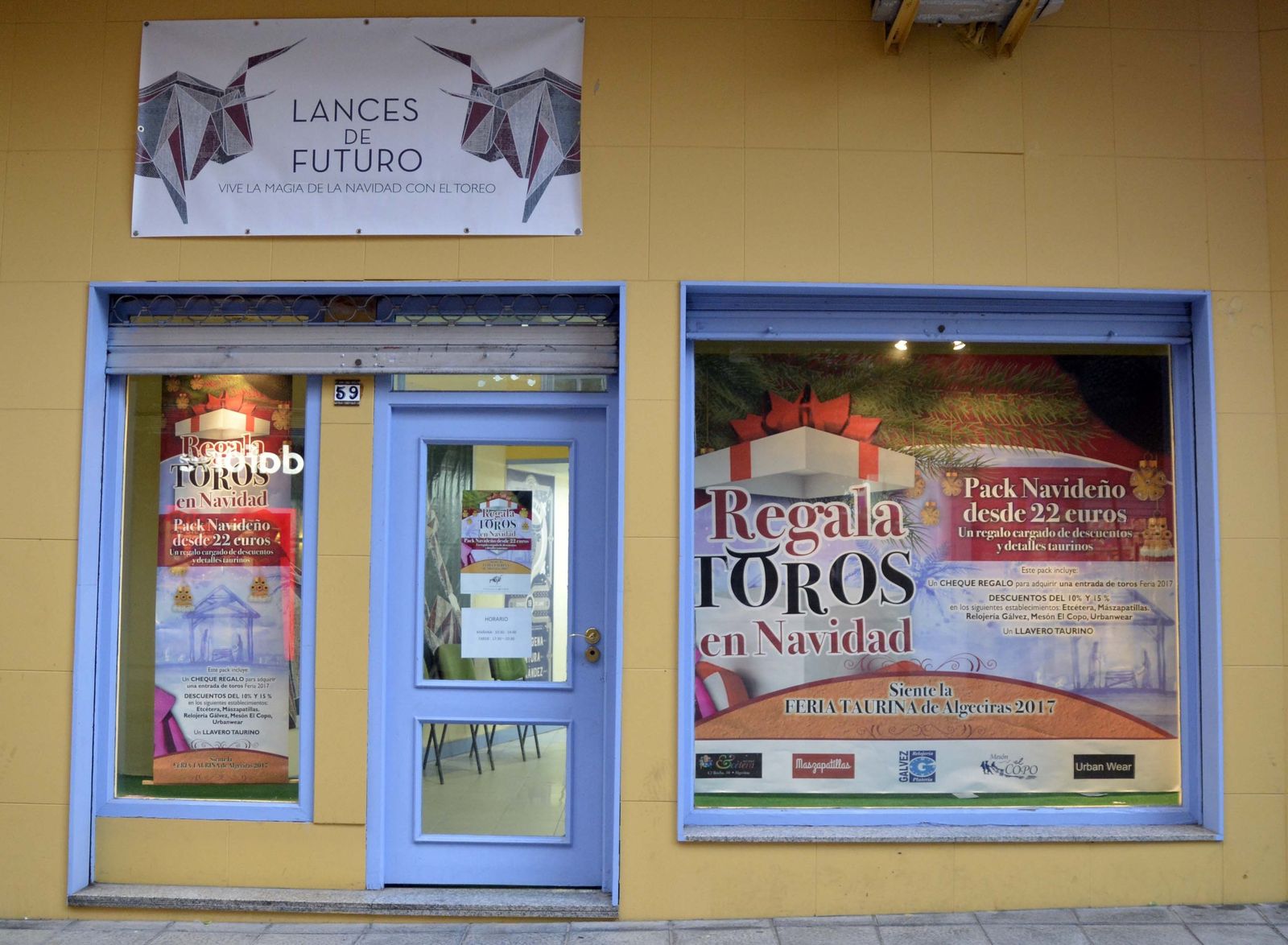 La oficina de Lances de Futuro en la Plaza Alta.