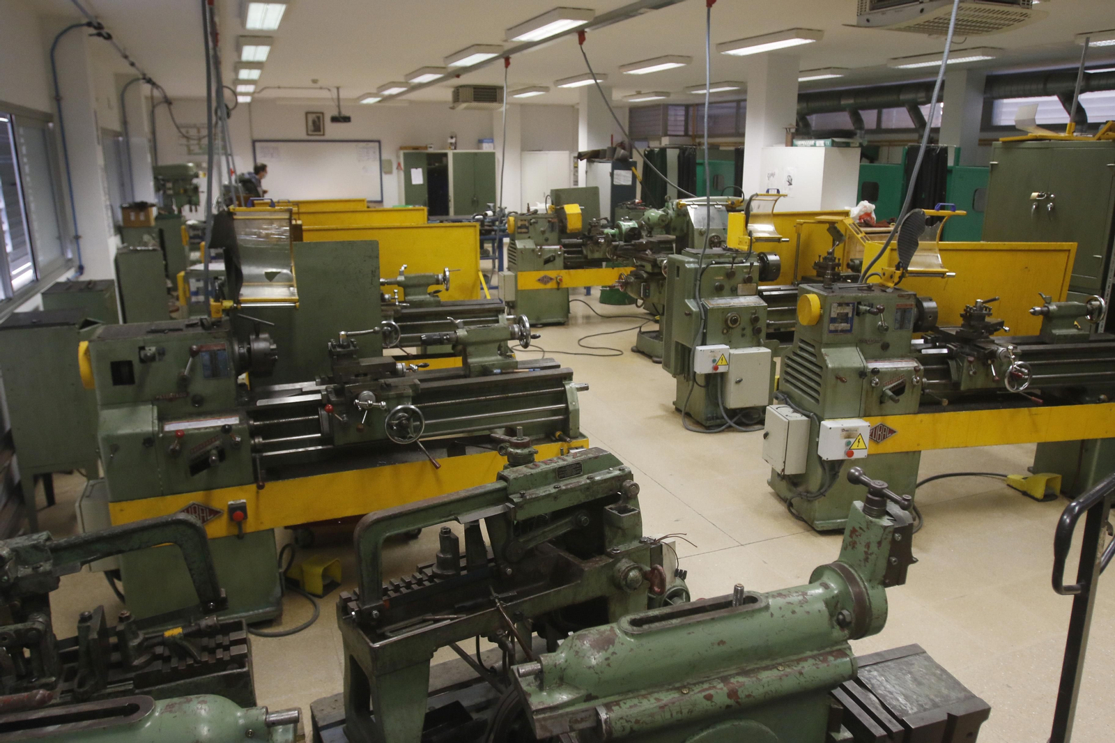 Una de las aulas de FP del instituto Zoco de la capital.