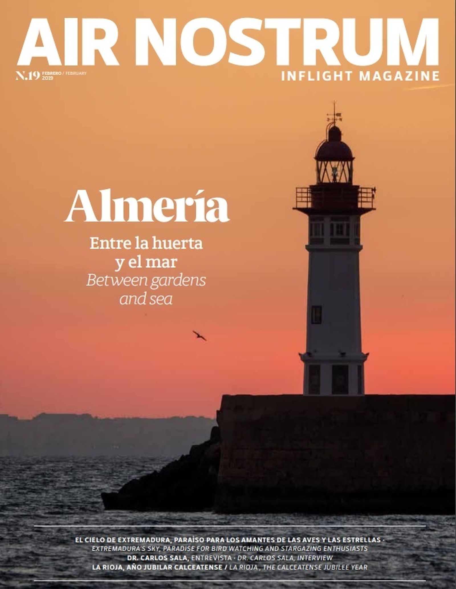 Almería, protagonista de la revista de Air Nostrum