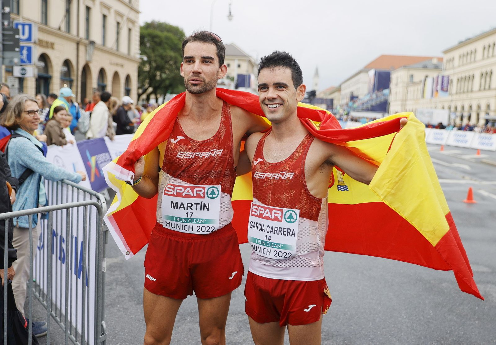 Álvaro Martín y Diego García Carrera, primero y tercero en 20 KM