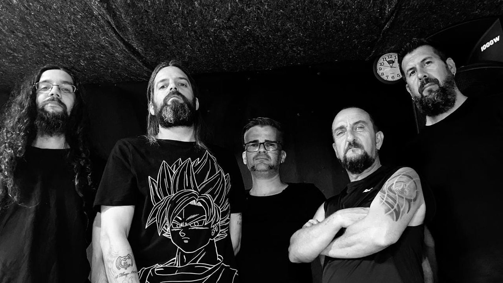 Los componentes de la banda.