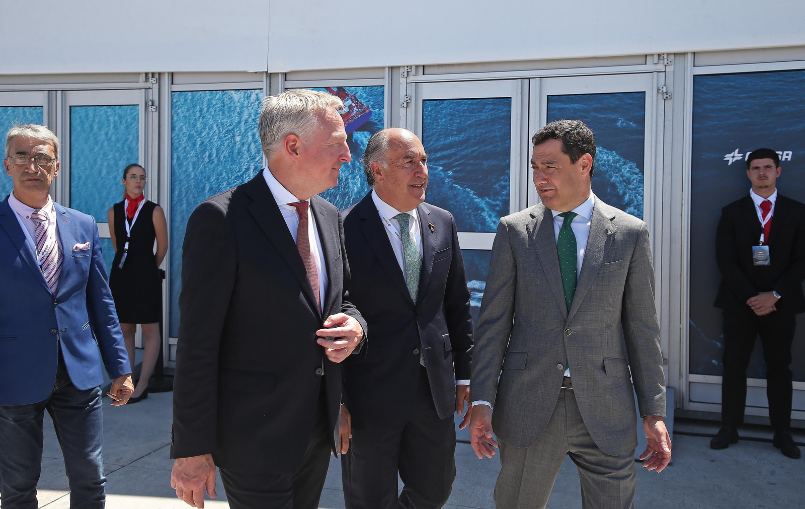 Fotos de la visita de los reyes Felipe VI y Guillermo Alejandro de Países Bajos al puerto de Algeciras Fotos de los reyes Felipe VI y Guillermo Alejandro de Países Bajos al puerto de Algeciras
