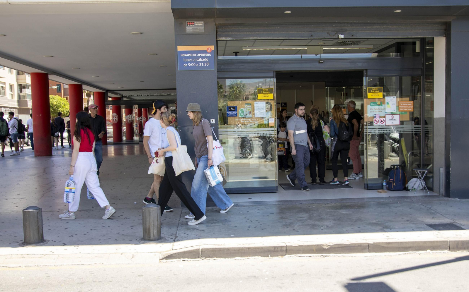 Las imágenes del apagón en Almería