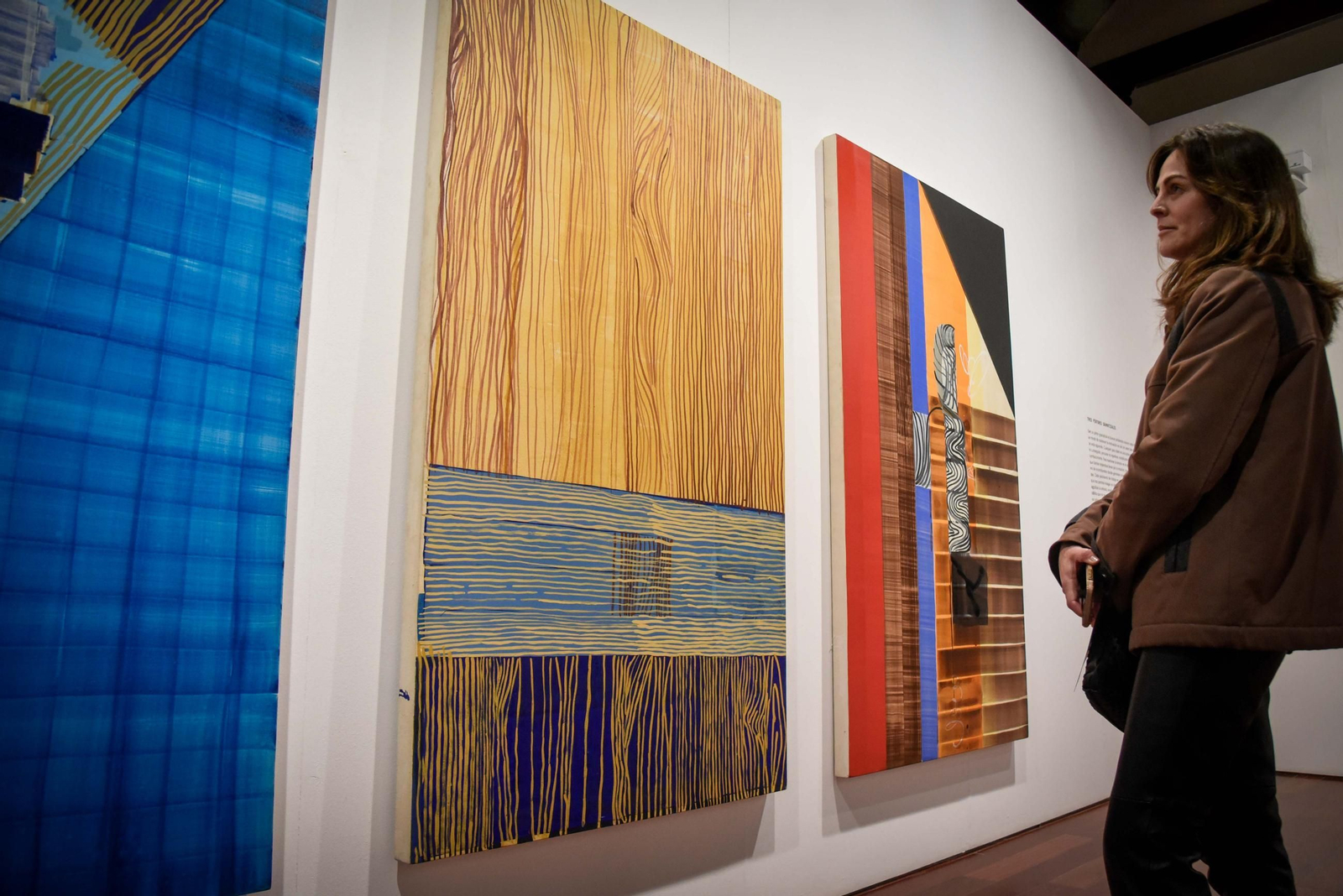 Luis Gordillo, Juan Uslé y Secundino Hernández inauguran la exposición Trifásico