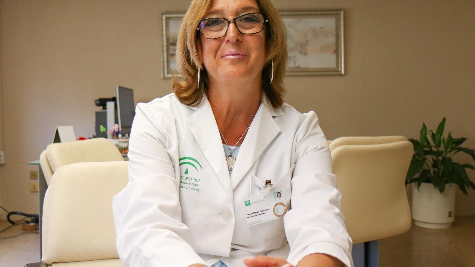 La directora de Enfermería del Hospital Virgen del Rocío, Rocío Pérez.